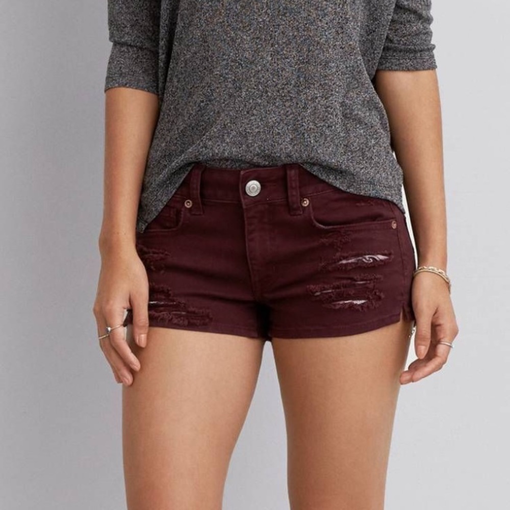 AE Maroon shorts